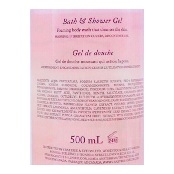 CRABTREE & EVELYN Rosewater Scented Bath and Shower Gel - Picture 4 of 6